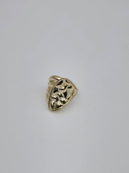 Anillo fancy carey 10k Size 8 Weight 2.95