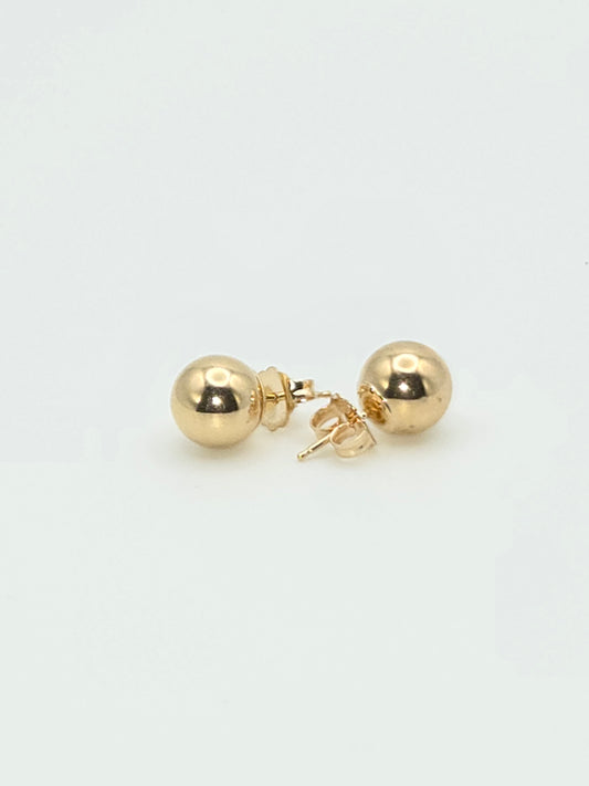 Aretes dormilona 14k no Size 8mm Weight 0.75