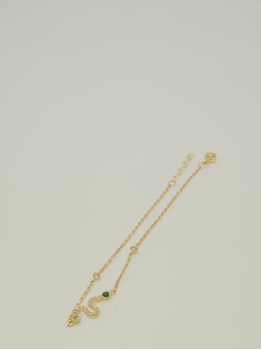manilla de cadena serpiente 8x1