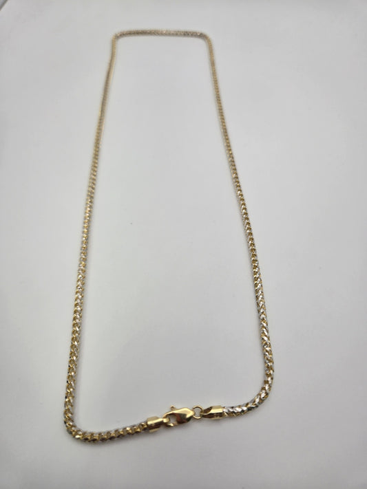 cadena franco cortebrillo 10k Size 2.8 Weight 16.00