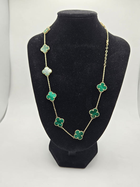 Cadena trebol verde