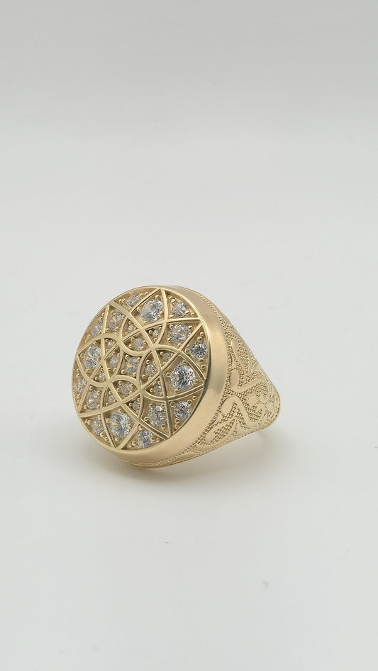 Anillo ROSETA 10k Size 11 Weight 11.70