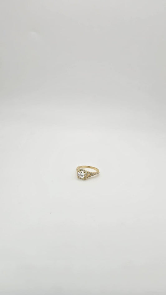 Anillo compromiso 4 10k Size 6.5 Weight 3.64