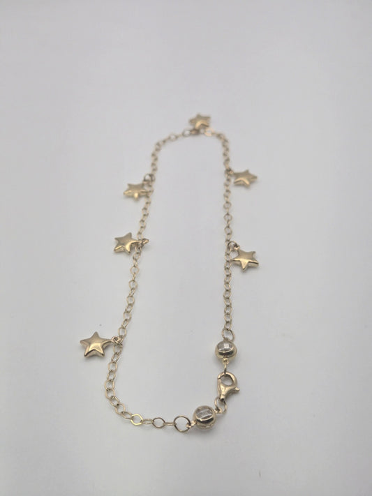 tobillera pan charm star 10k Size 10.5 Weight 3.74