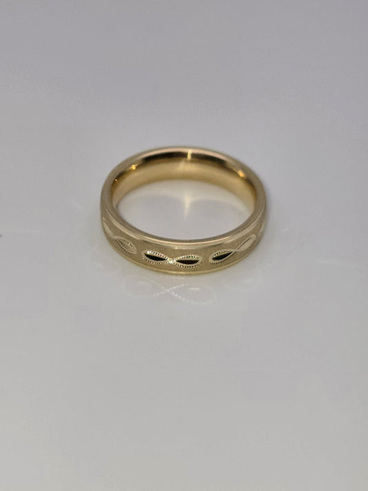 Anillo alianzainfi 10k Size 7 Weight 2.92