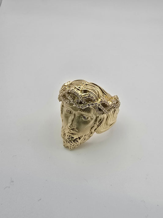 Anillo cristo 10k Size 10 Weight 12