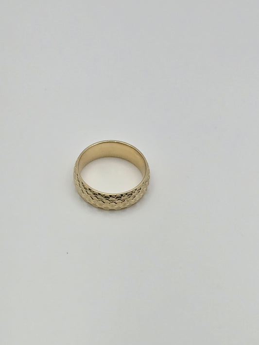 anillo fancy alianza 10k Size 11 Weight 3.58