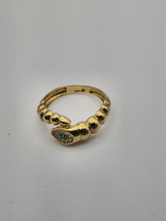 Anillo serpiente 10k Size 1.93 Weight 5.5