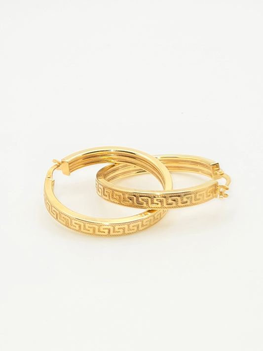 Aretes argollas 10k no Size 1 Weight 1.41