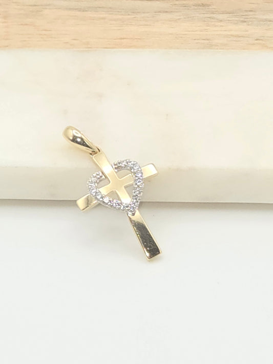 Dije pendant cruz 10k Size M Weight 2.13