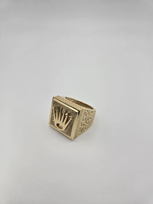 anillo corona men 10k Size 11 Weight 11.19