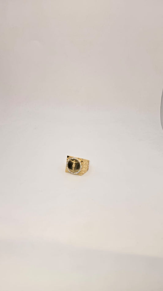 Anillo cristo redondo 10k Size 11.5 Weight 6.17