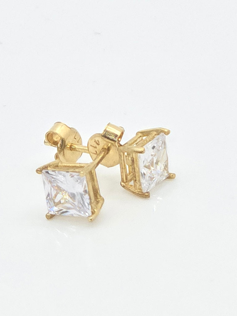 Aretes brillant 10k 1 Size 7mm Weight 2.1