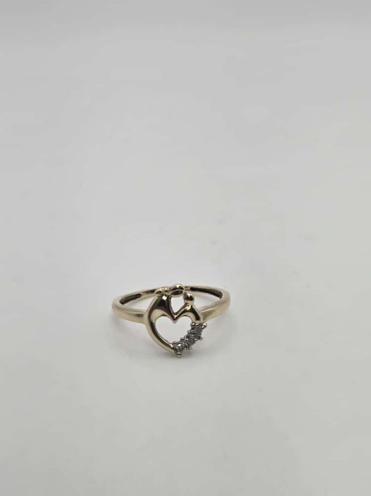 Anillo madre corazon 10k Size 7 Weight 1.56