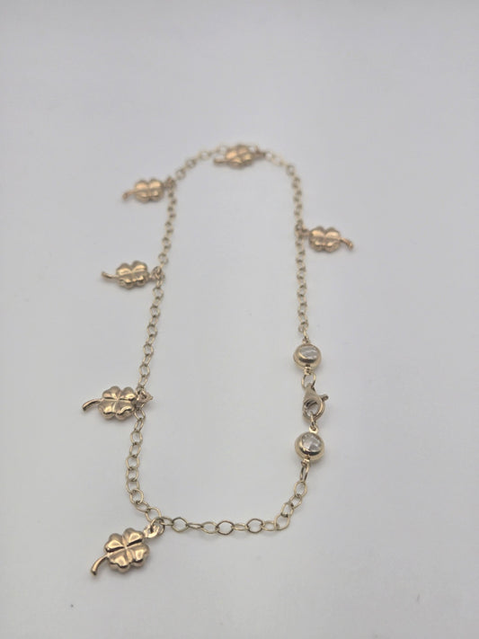 tobillera pancer charms 10k Size 10 Weight 4.07