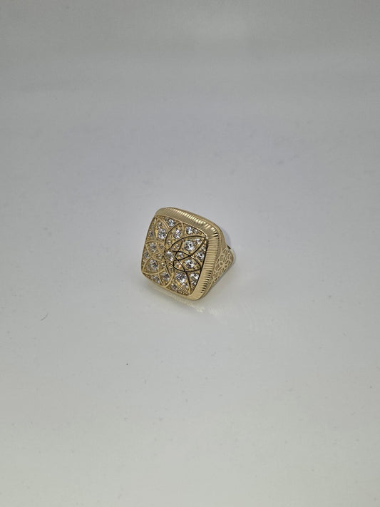 Anillo roseta 10k Size 11 Weight 12.9