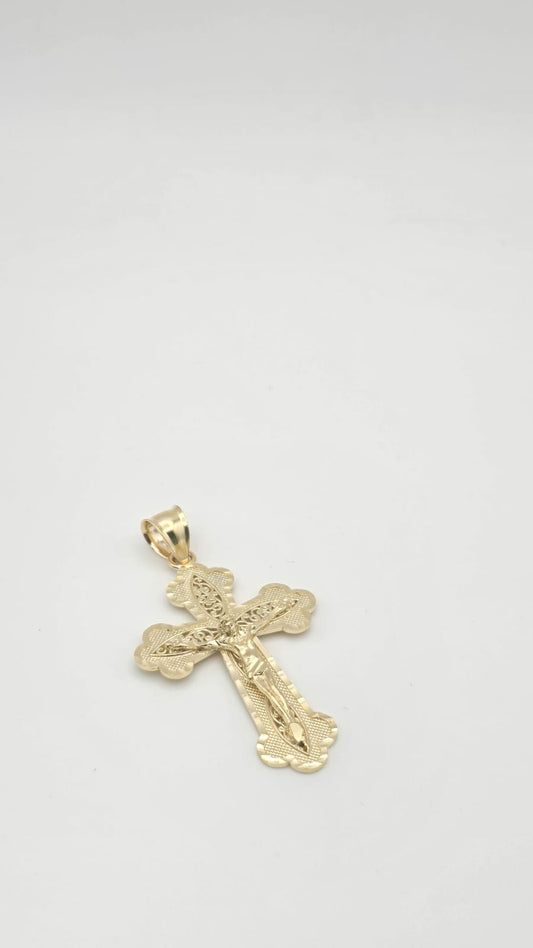 Dije cruz cristo 14k Size 50 Weight 6.43