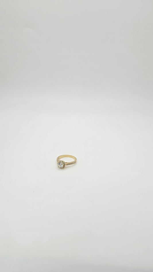 Anillo compromiso 10k Size 7 Weight 2.83