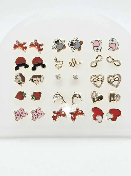 Aretes kid 14k resin Size s Weight 1.3