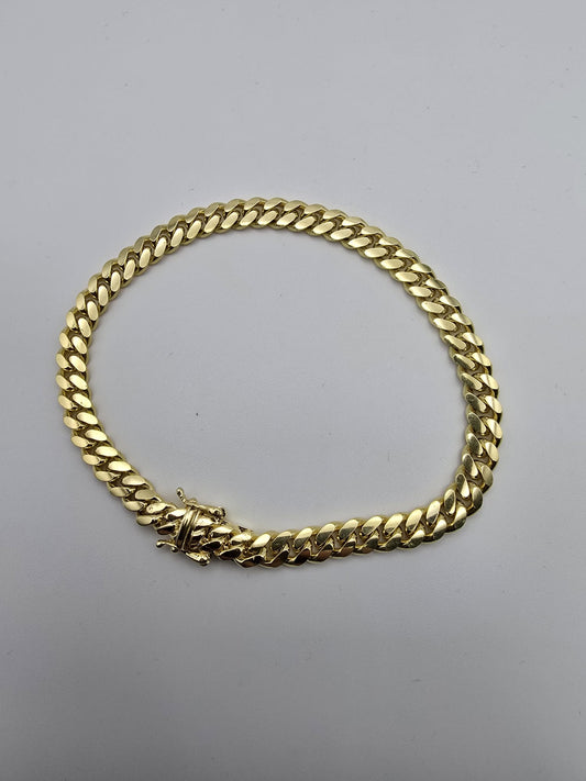 Manilla cuban solid 10k Size 8.5x6 Weight 21.92
