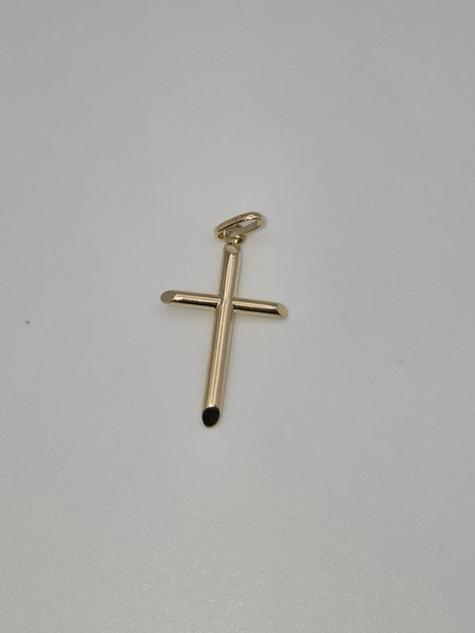 Cadena Dije cruz 10k Size 20