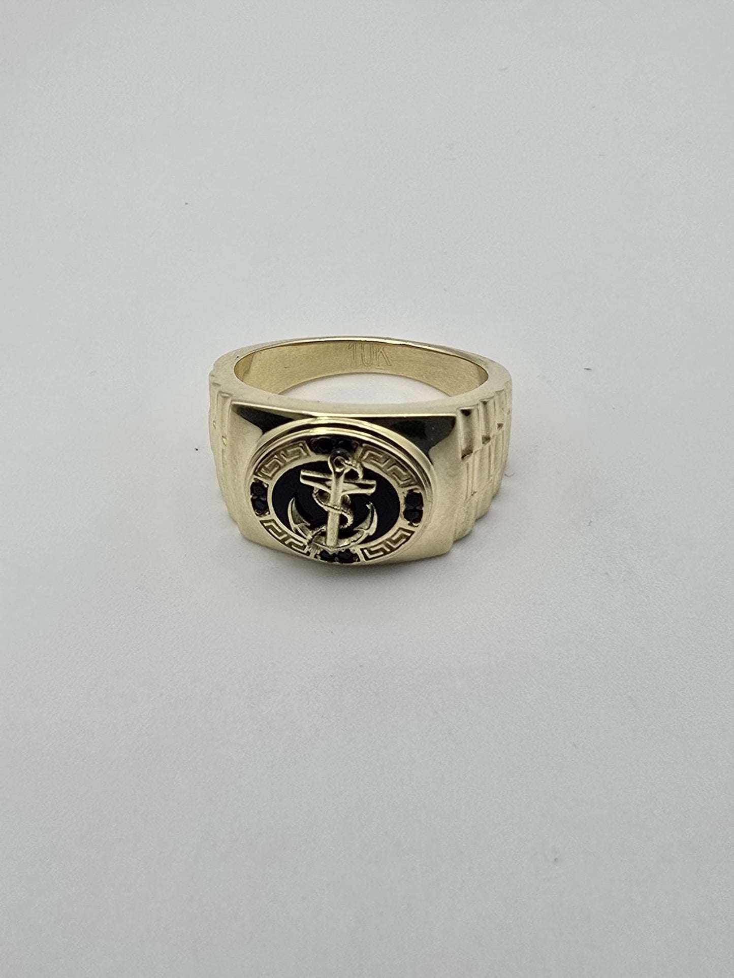Anillo onix 10k Size 9.5 Weight 8