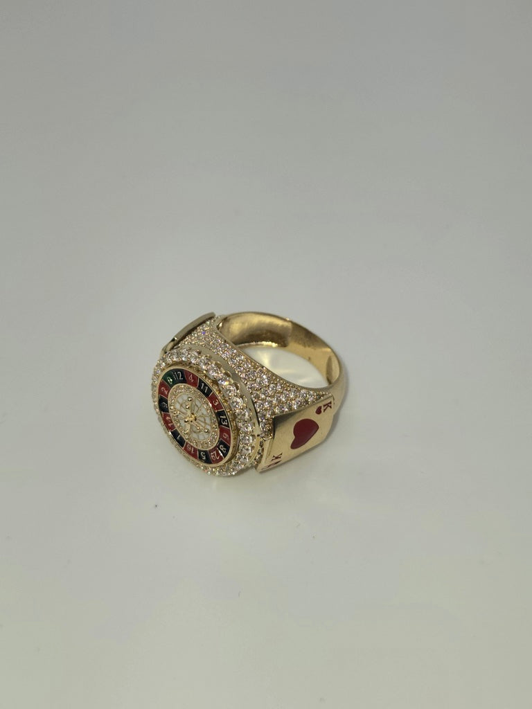Anillo fancy roseta 10k Size 10 Weight 10