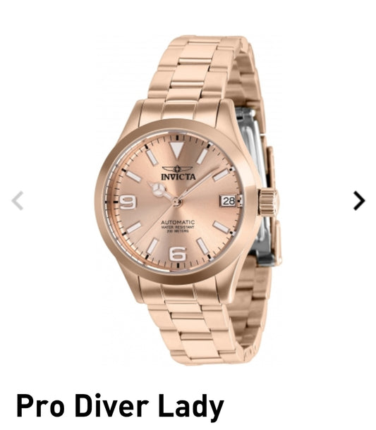 Invicta Pro Diver lady women 34mm